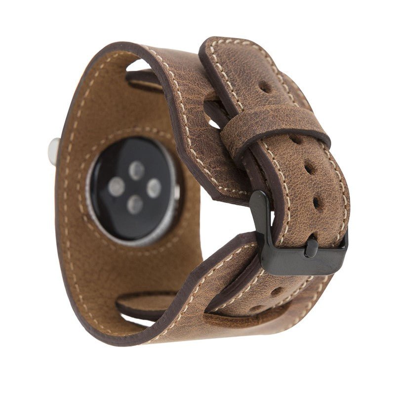 Cuff Leather Band for Apple Watch by Hardiston - premium Watch Bands - Apple