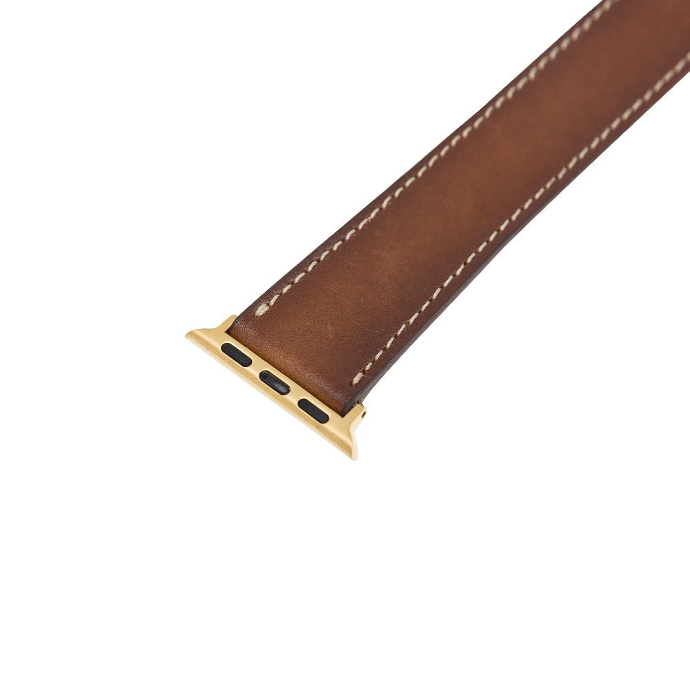 Double Tour Leather Band for Apple Watch by Hardiston - premium Watch Bands - Apple