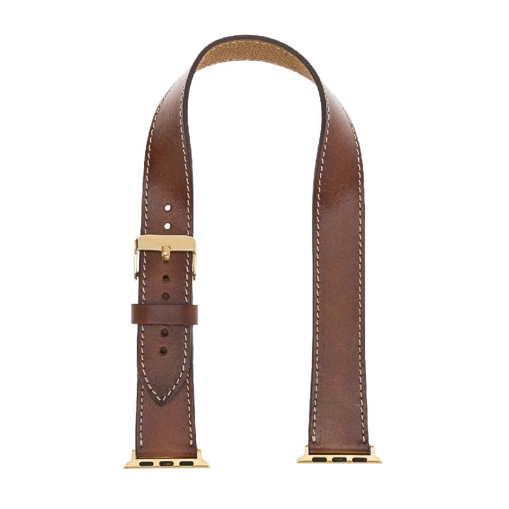 Double Tour Leather Band for Apple Watch by Hardiston - premium Watch Bands - Apple