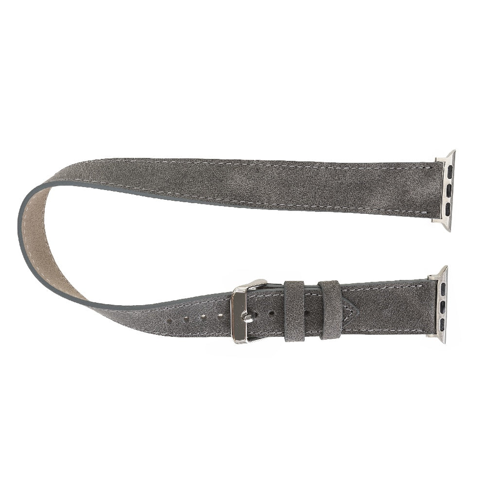 Double Tour Leather Band for Apple Watch by Hardiston - premium Watch Bands - Apple