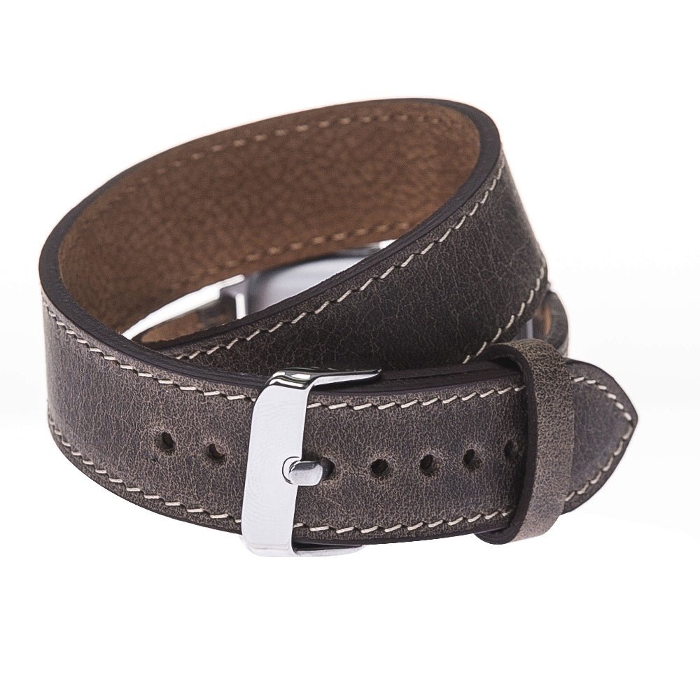 Double Tour Leather Band for Apple Watch by Hardiston - premium Watch Bands - Apple