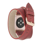 Double Tour Leather Band for Apple Watch by Hardiston - premium Watch Bands - Apple