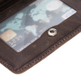 Leather Wallet with Coin Pouch