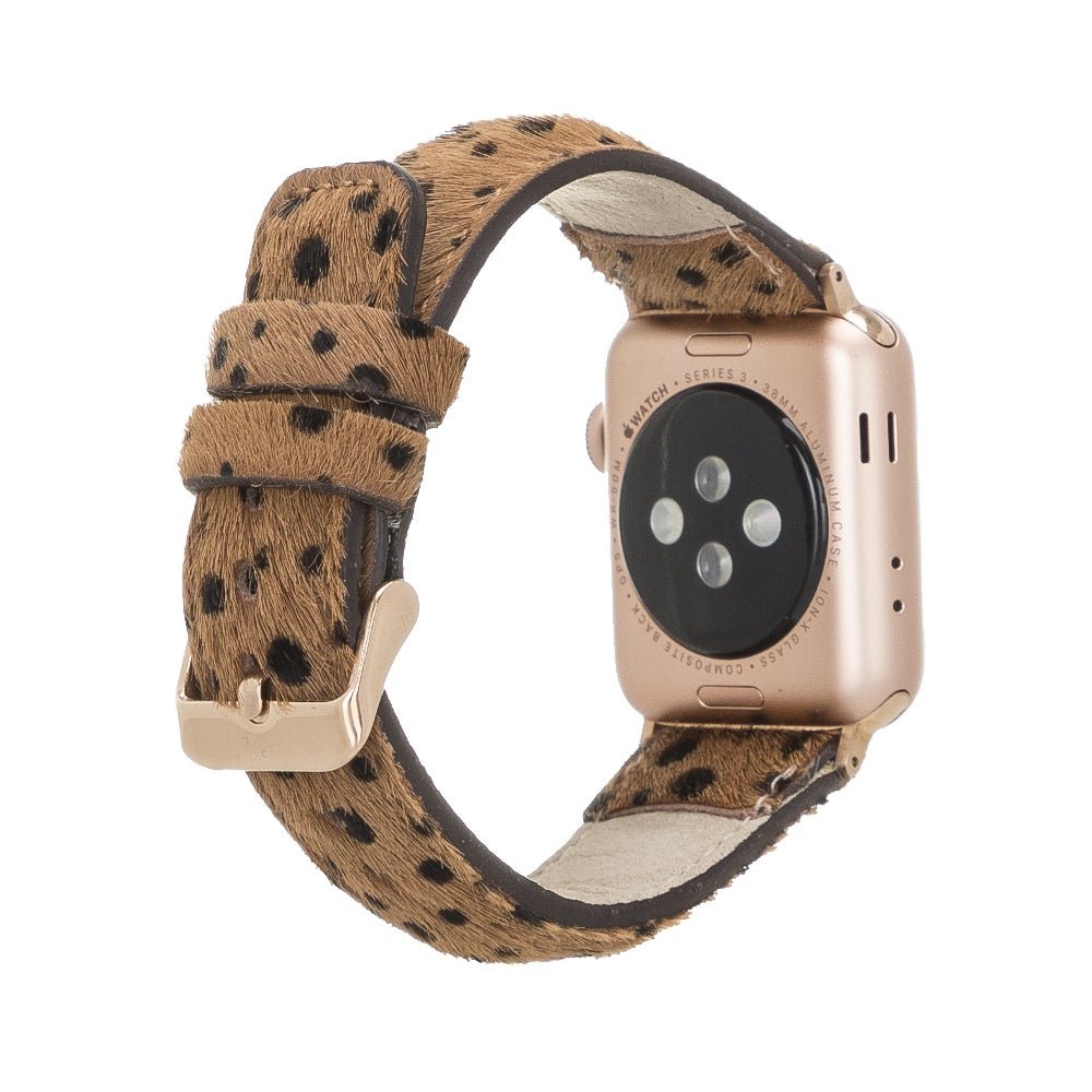 Furry Leather Band for Apple Watch by Hardiston - premium Watch Bands - Apple