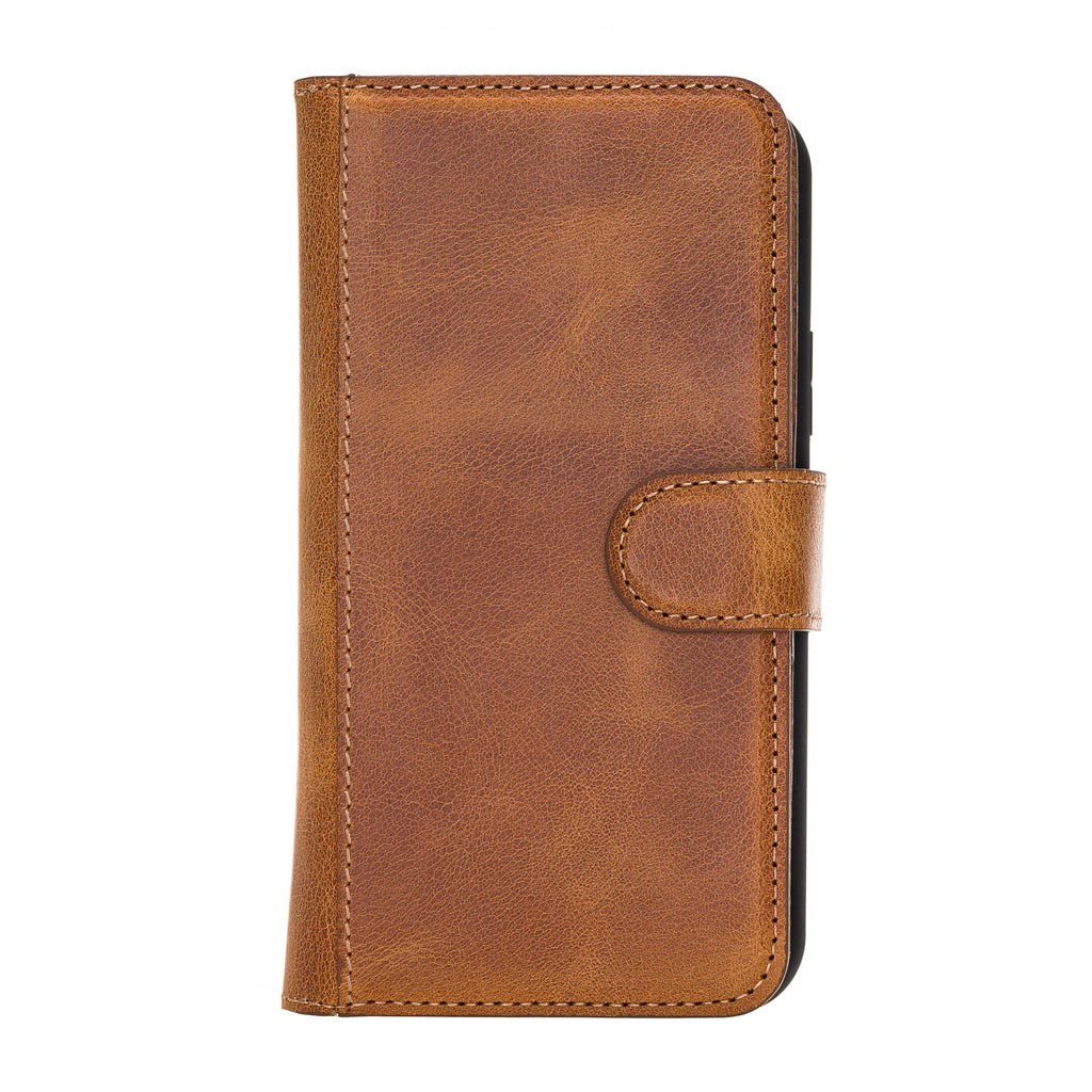 iPhone 11 Pro Amber Leather Detachable Dual 2-in-1 Wallet Case with Card Holder - Hardiston - 3