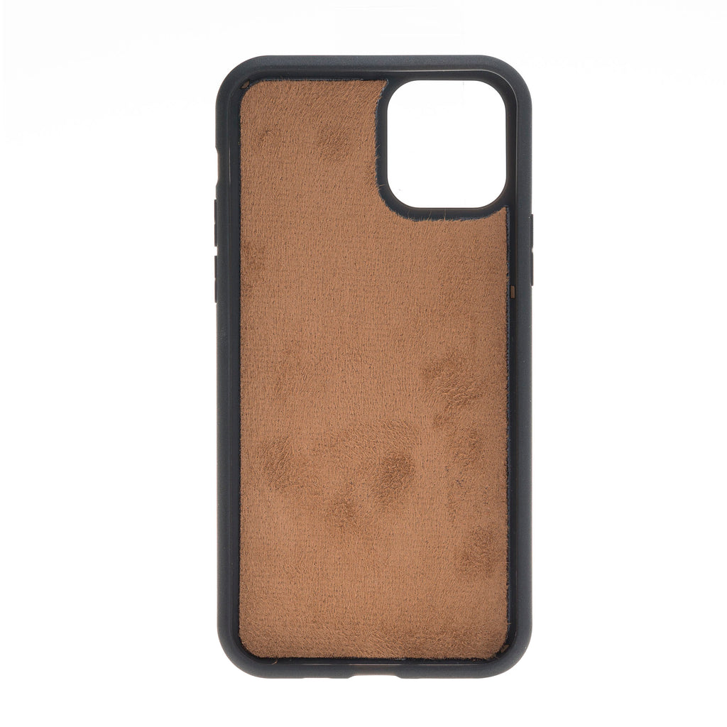 iPhone 11 Pro Amber Leather Detachable 2-in-1 Wallet Case with Card Holder - Hardiston - 6