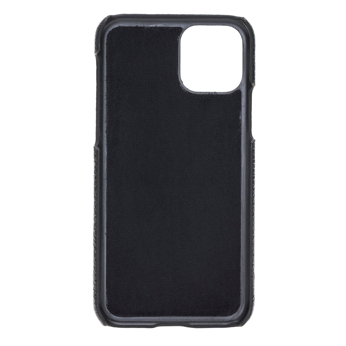 iPhone 11 Pro Black Leather Snap-On Case with Card Holder - Hardiston - 3