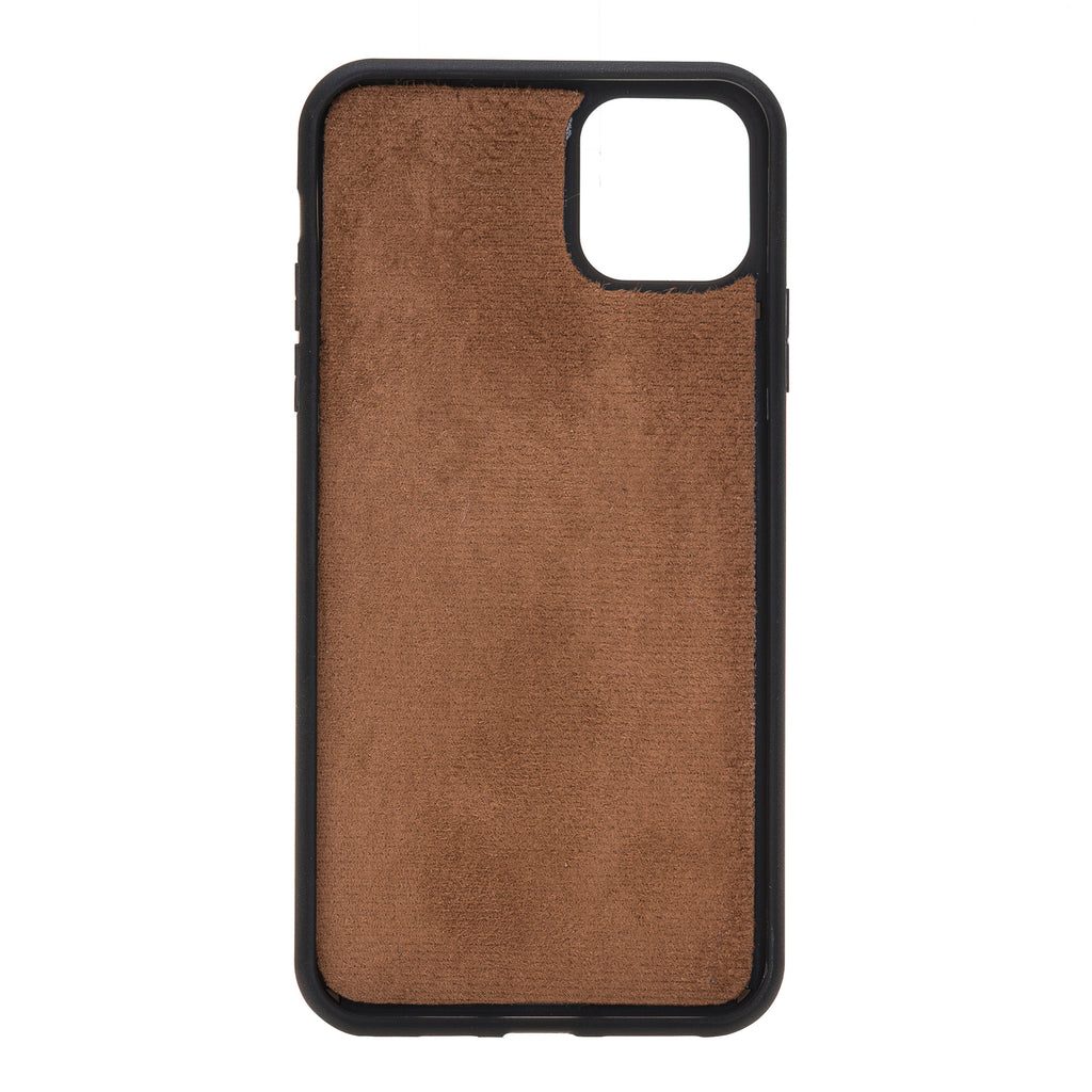 iPhone 11 Pro Max Amber Leather Detachable Dual 2-in-1 Wallet Case with Card Holder - Hardiston - 8