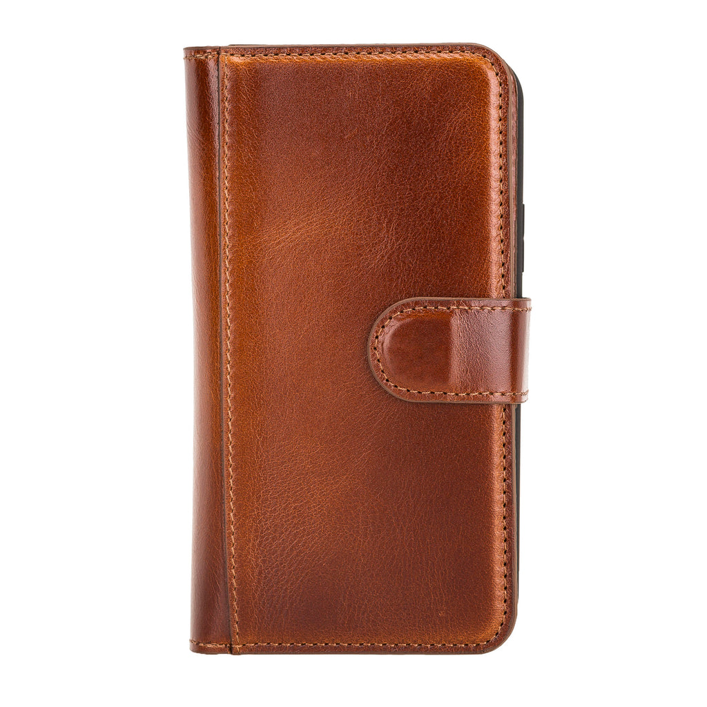 iPhone 11 Pro Russet Leather Detachable Dual 2-in-1 Wallet Case with Card Holder - Hardiston - 3