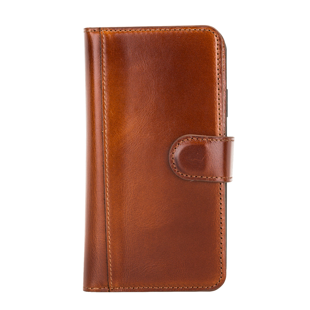 iPhone 11 Russet Leather Detachable Dual 2-in-1 Wallet Case with Card Holder - Hardiston - 5