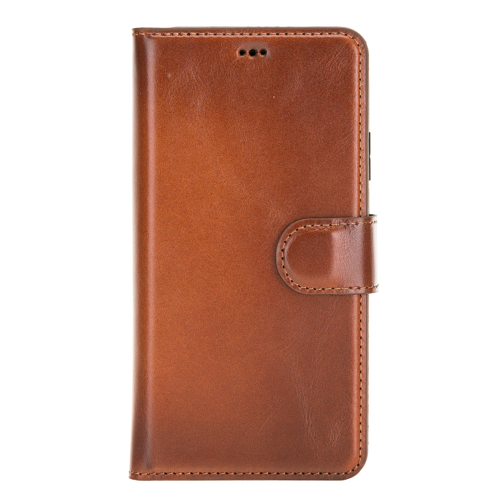 iPhone 11 Russet Leather Detachable 2-in-1 Wallet Case with Card Holder - Hardiston - 3