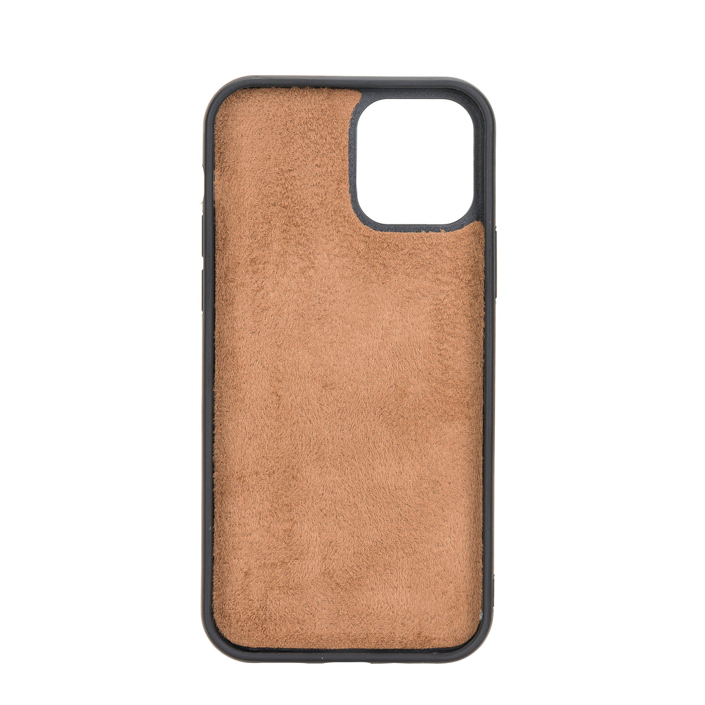 iPhone 12 Amber Leather Detachable 2-in-1 Wallet Case with Card Holder and MagSafe - Hardiston - 6
