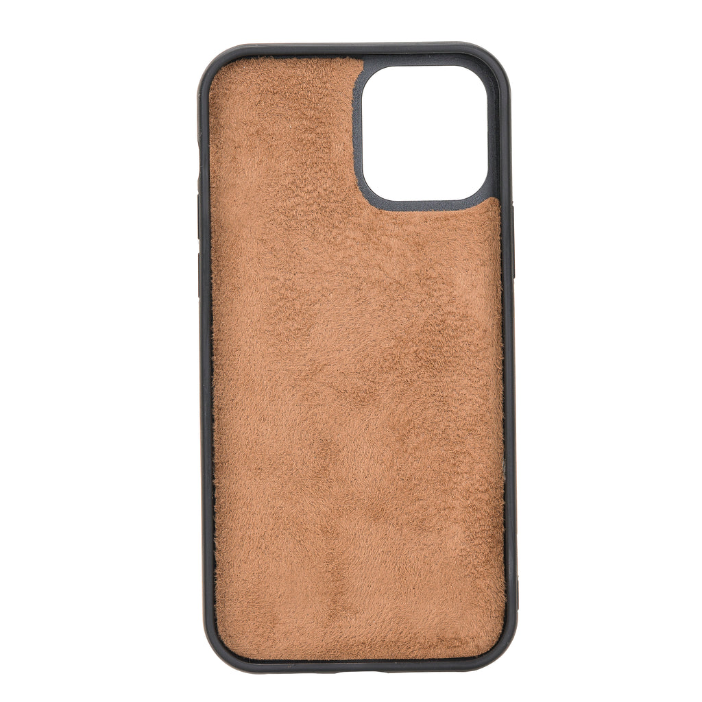 iPhone 12 Brown Leather Detachable 2-in-1 Wallet Case with Card Holder and MagSafe - Hardiston - 6