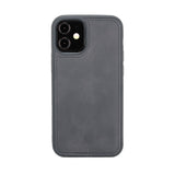 Text: iPhone 12 Mini Black Leather Detachable Dual 2-in-1 Wallet Case with Card Holder and MagSafe - Hardiston - 7