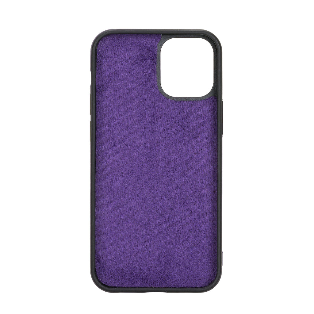 iPhone 12 Mini Purple Leather Detachable 2-in-1 Wallet Case with Card Holder and MagSafe - Hardiston - 6