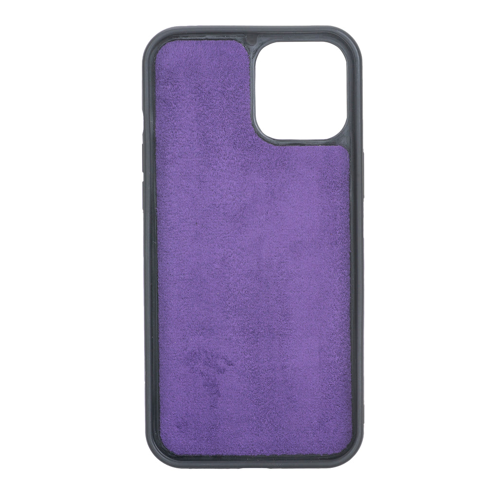 iPhone 12 Pro Max Purple Leather Detachable Dual 2-in-1 Wallet Case with Card Holder and MagSafe - Hardiston - 8