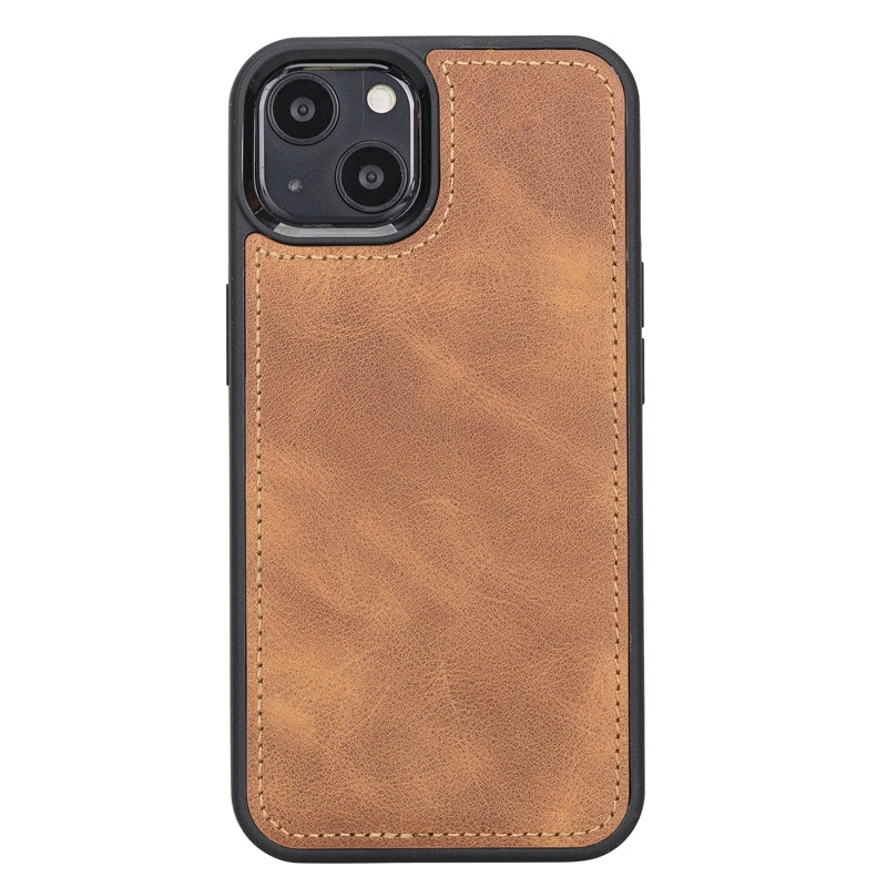 iPhone 13 Amber  Leather Detachable 2-in-1 Wallet Case with Card Holder and MagSafe - Hardiston - 5