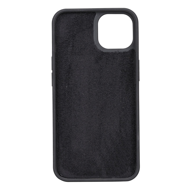 iPhone 13 Black Leather Detachable Dual 2-in-1 Wallet Case with Card Holder and MagSafe - Hardiston - 8