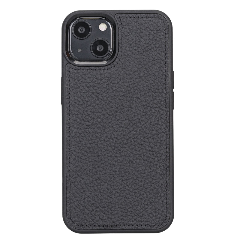 iPhone 13 Black Leather Detachable 2-in-1 Wallet Case with Card Holder and MagSafe - Hardiston - 5