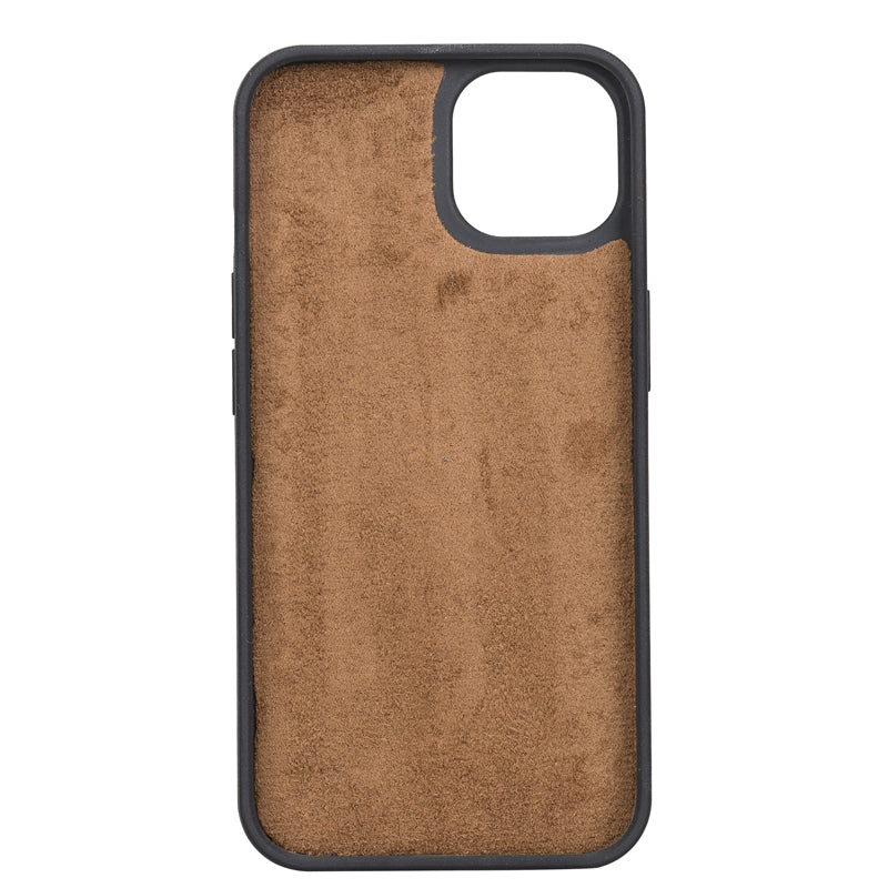 iPhone 13 Brown Leather Detachable 2-in-1 Wallet Case with Card Holder and MagSafe - Hardiston - 6