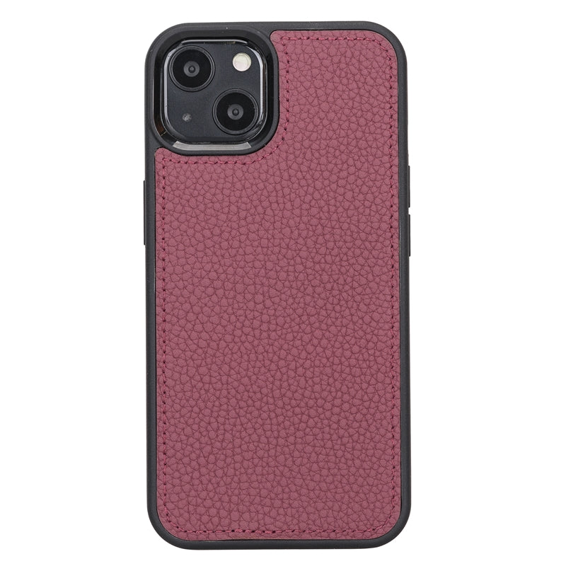 iPhone 13 Burgundy Leather Detachable 2-in-1 Wallet Case with Card Holder and MagSafe - Hardiston - 5