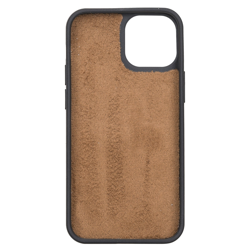 iPhone 13 Mini Amber Leather Detachable Dual 2-in-1 Wallet Case with Card Holder and MagSafe - Hardiston - 8