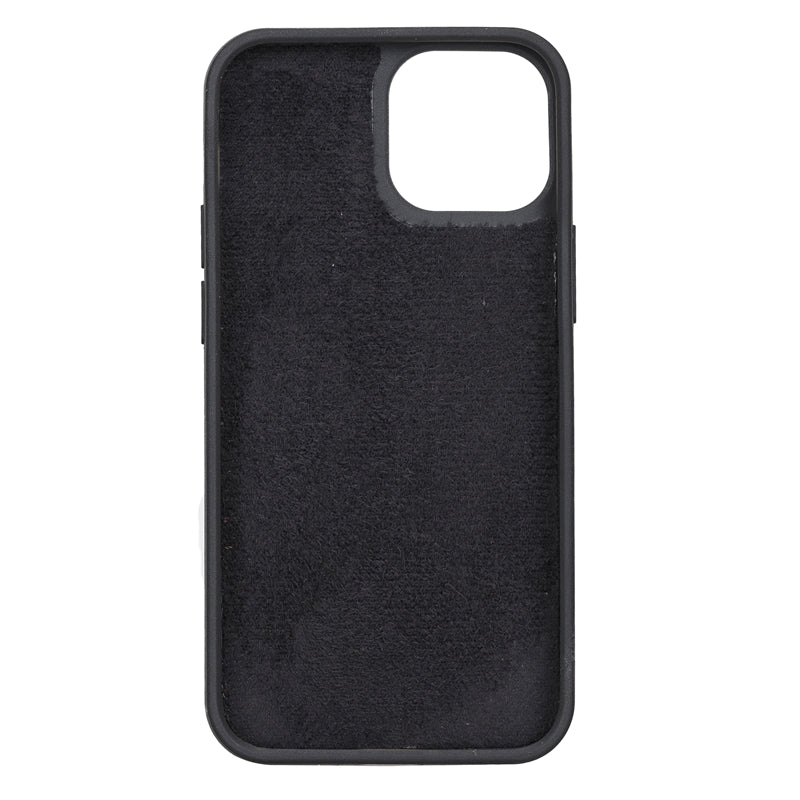 iPhone 13 Mini Black Leather Detachable Dual 2-in-1 Wallet Case with Card Holder and MagSafe - Hardiston - 7