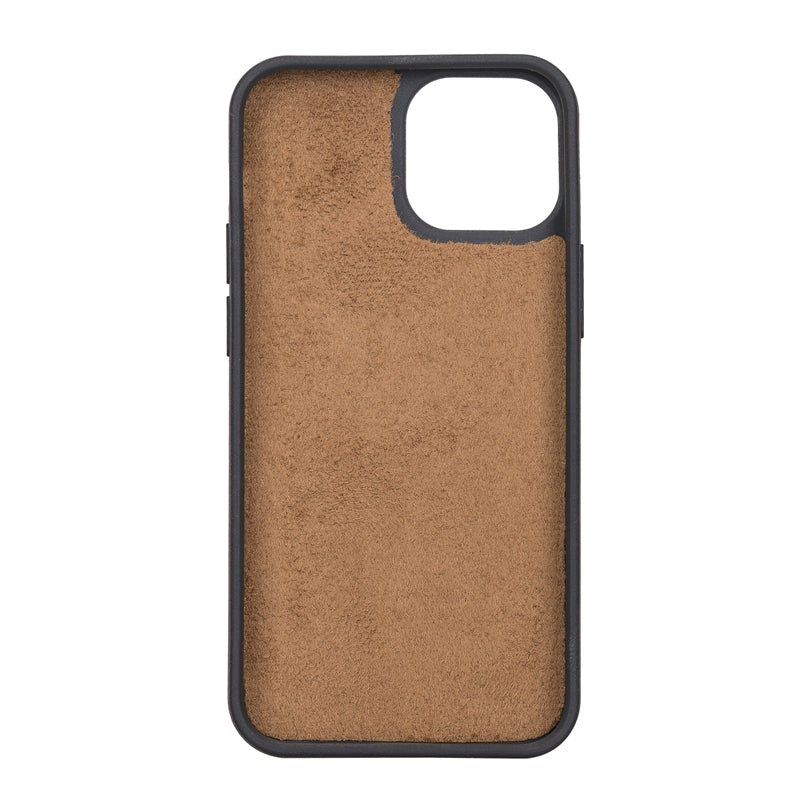iPhone 13 Mini Brown Leather Detachable Dual 2-in-1 Wallet Case with Card Holder and MagSafe - Hardiston - 8