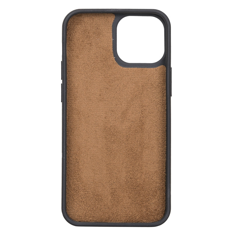 iPhone 13 Mini Brown Leather Detachable 2-in-1 Wallet Case with Card Holder and MagSafe - Hardiston - 6