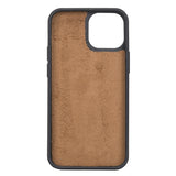 iPhone 13 Mini Mocha Leather Detachable Dual 2-in-1 Wallet Case with Card Holder and MagSafe - Hardiston - 8