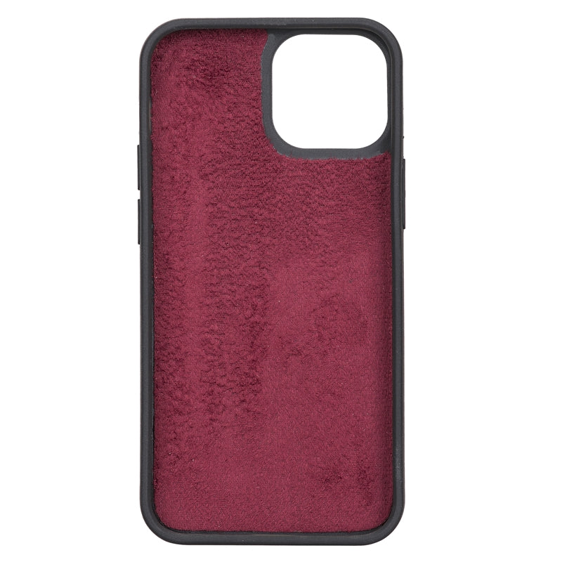 iPhone 13 Mini Purple Leather Detachable 2-in-1 Wallet Case with Card Holder and MagSafe - Hardiston - 6