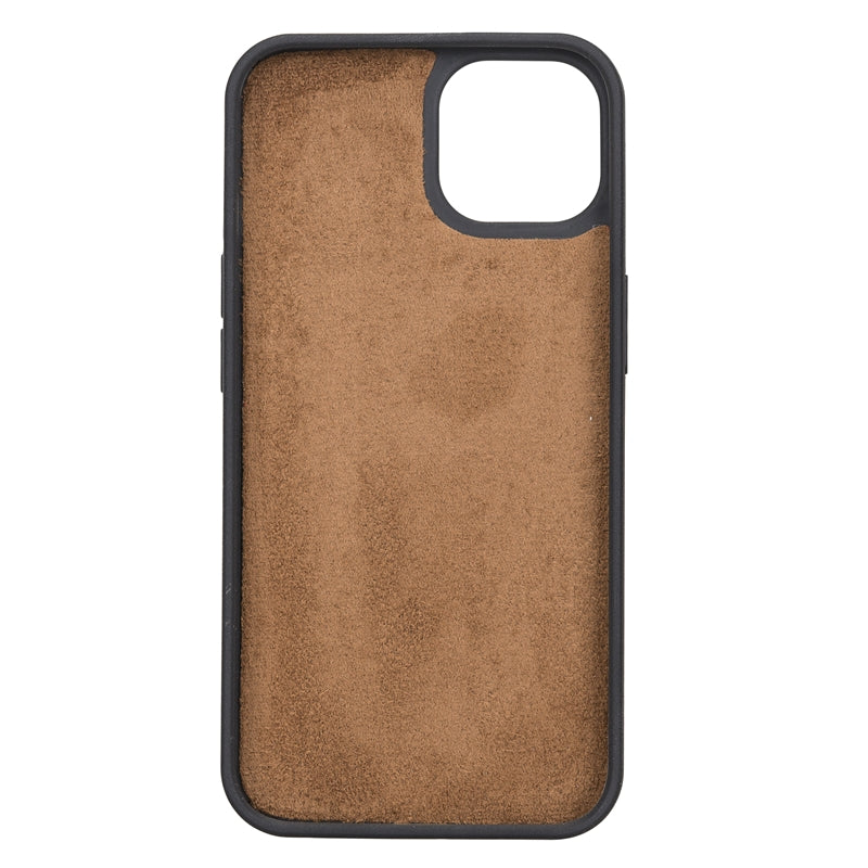 iPhone 13 Mocha Leather Detachable Dual 2-in-1 Wallet Case with Card Holder and MagSafe - Hardiston - 8