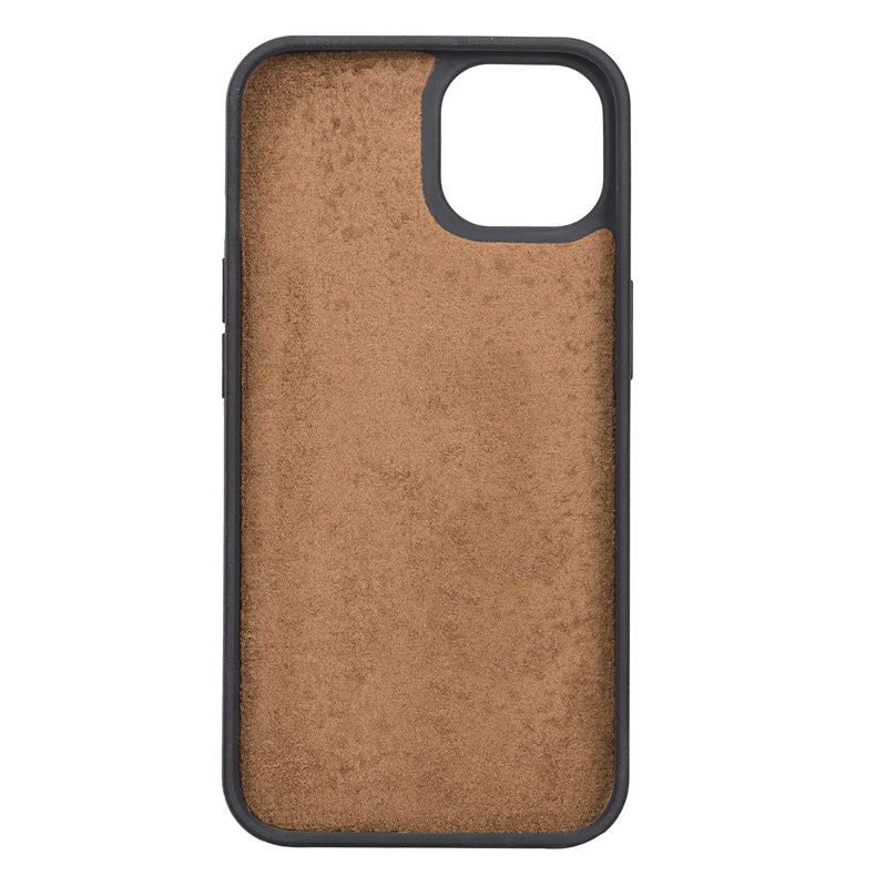 iPhone 13 Mocha Leather Detachable 2-in-1 Wallet Case with Card Holder and MagSafe - Hardiston - 6