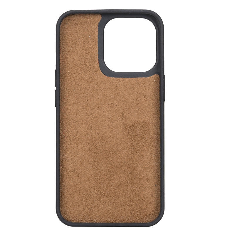 iPhone 13 Pro Amber Leather Detachable Dual 2-in-1 Wallet Case with Card Holder and MagSafe - Hardiston - 8