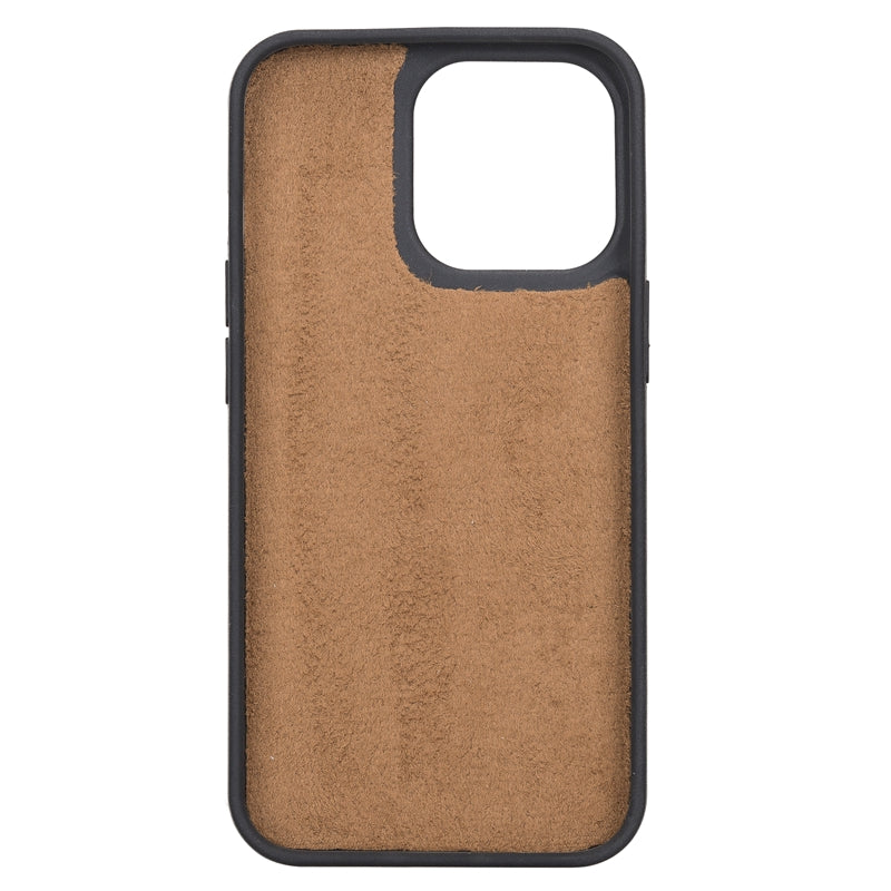 iPhone 13 Pro Brown Leather Detachable Dual 2-in-1 Wallet Case with Card Holder and MagSafe - Hardiston - 8