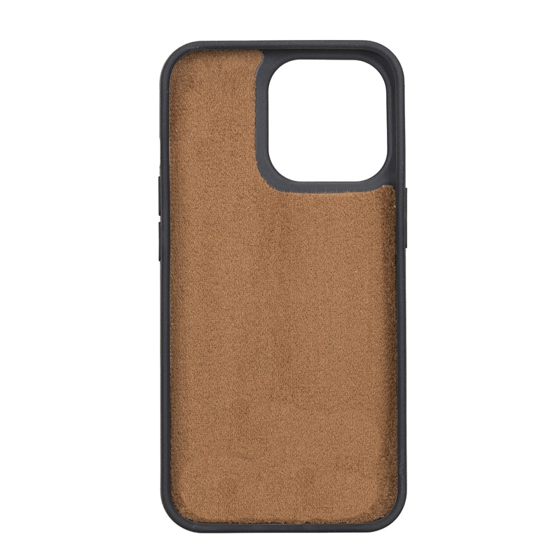 iPhone 13 Pro Brown Leather Detachable 2-in-1 Wallet Case with Card Holder and MagSafe - Hardiston - 6