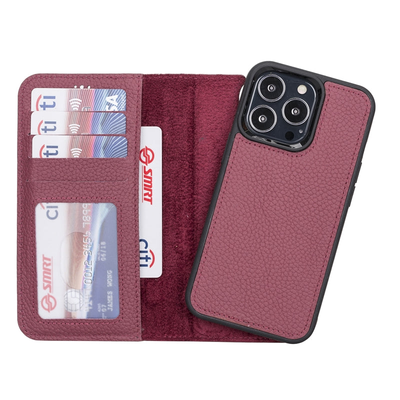 Genuine Leather wallet case for iPhone 14 Vuitton iPhone 13