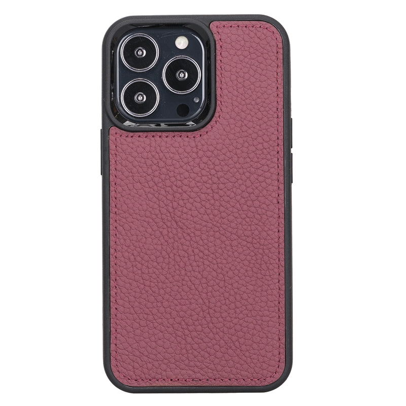 iPhone 13 Pro Burgundy Leather Detachable 2-in-1 Wallet Case with Card Holder and MagSafe - Hardiston - 5