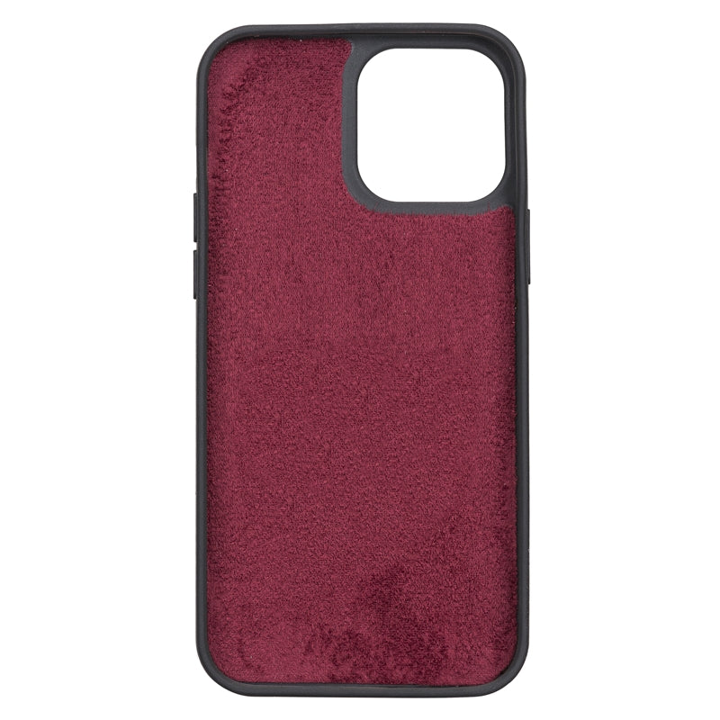 iPhone 13 Pro Max Burgundy Leather Detachable 2-in-1 Wallet Case with Card Holder and MagSafe - Hardiston - 6