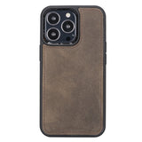 iPhone 13 Pro Mocha Leather Detachable Dual 2-in-1 Wallet Case with Card Holder and MagSafe - Hardiston - 7