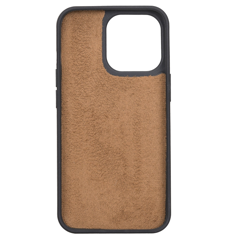 iPhone 13 Pro Mocha Leather Detachable 2-in-1 Wallet Case with Card Holder and MagSafe - Hardiston - 6
