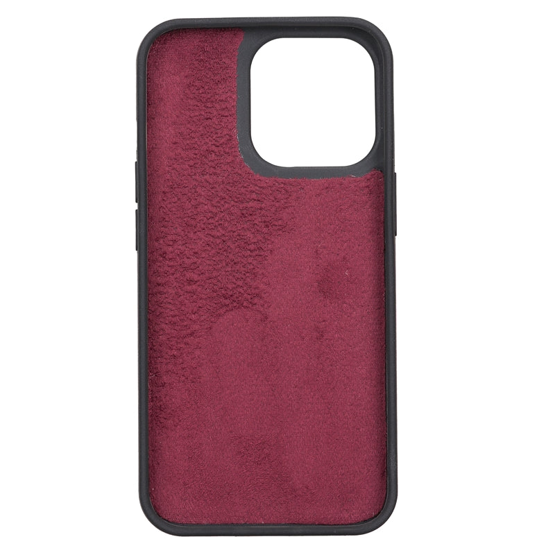 iPhone 13 Pro Purple Leather Detachable 2-in-1 Wallet Case with Card Holder and MagSafe - Hardiston - 6