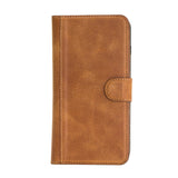 iPhone 8 Plus / 7 Plus Amber Leather Detachable Dual 2-in-1 Wallet Case with Card Holder and MagSafe - Hardiston - 5