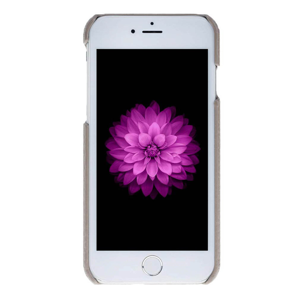 iPhone 8 Plus / 7 Plus Beige Leather Snap-On Case - Hardiston - 2
