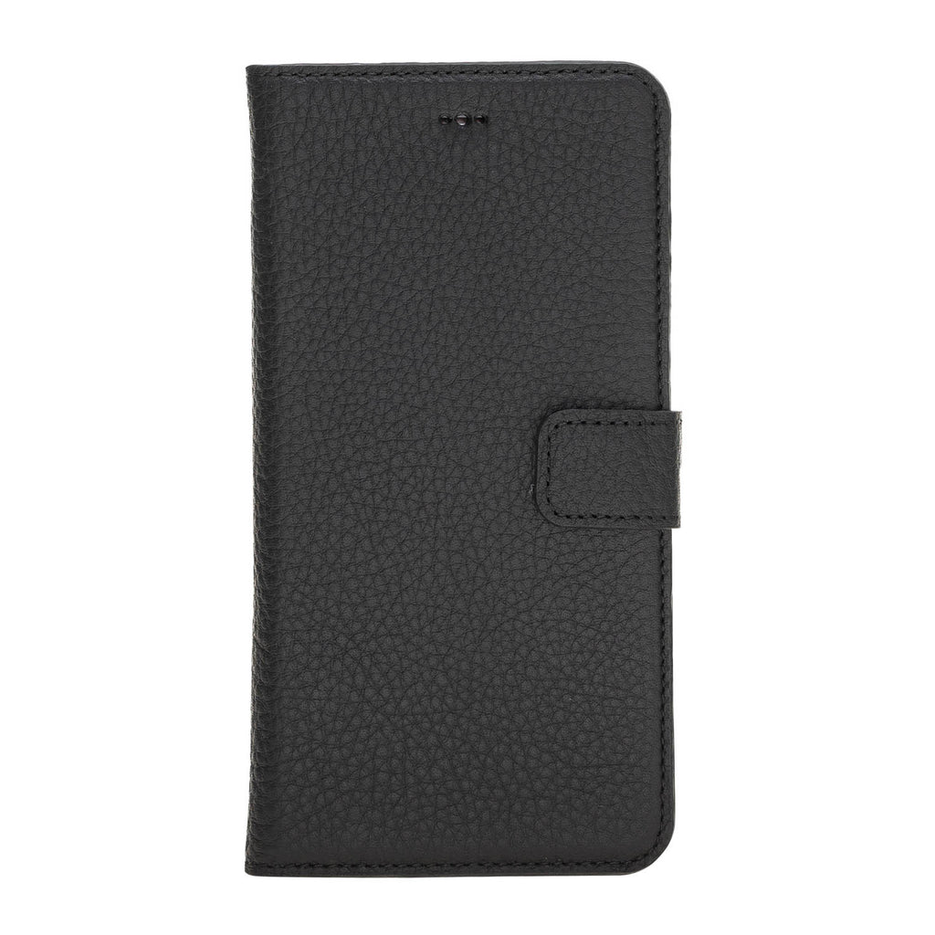 iPhone 8 Plus / 7 Plus Black Leather Detachable 2-in-1 Wallet Case with Card Holder and MagSafe - Hardiston - 4