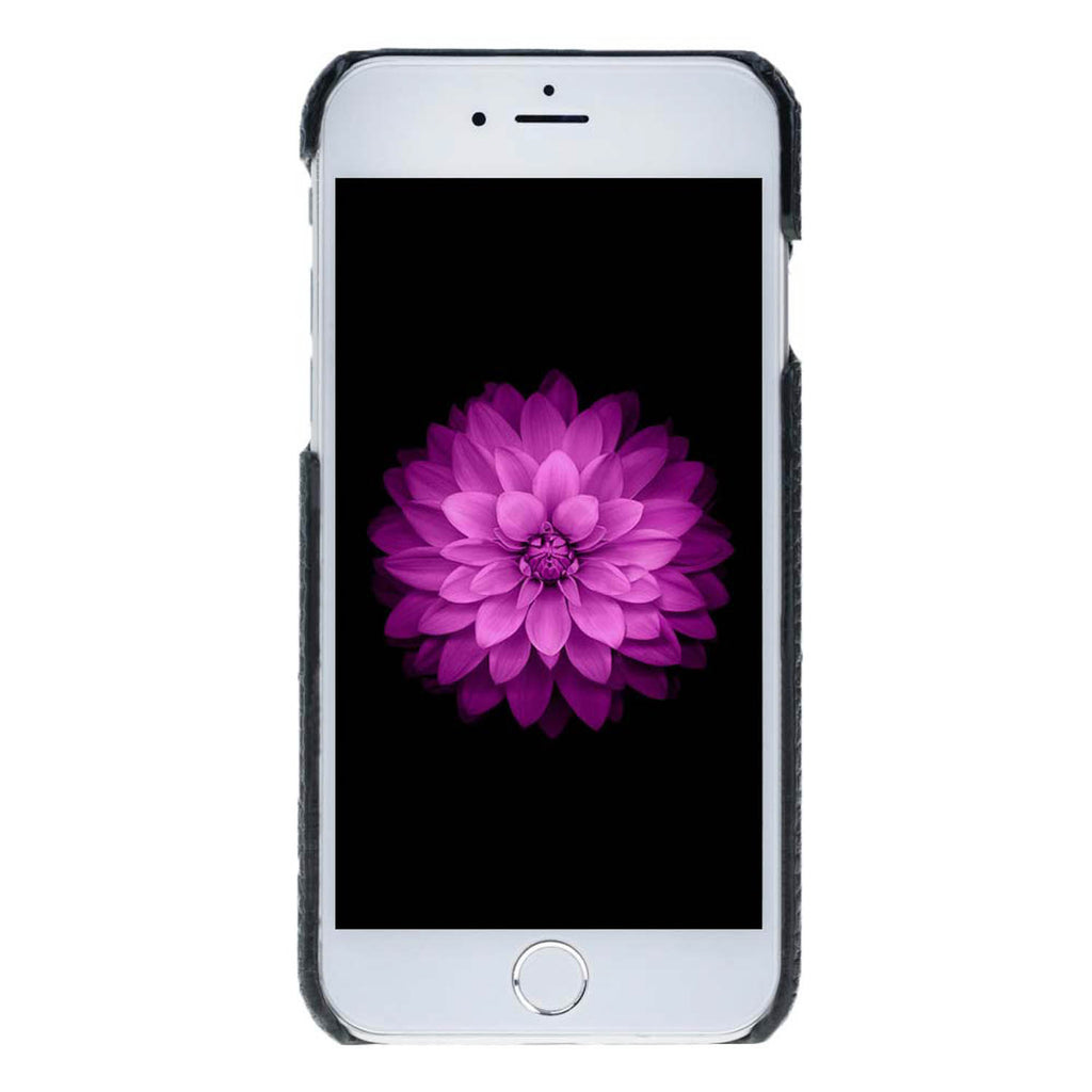 iPhone 8 Plus / 7 Plus Black Leather Snap-On Case - Hardiston - 2
