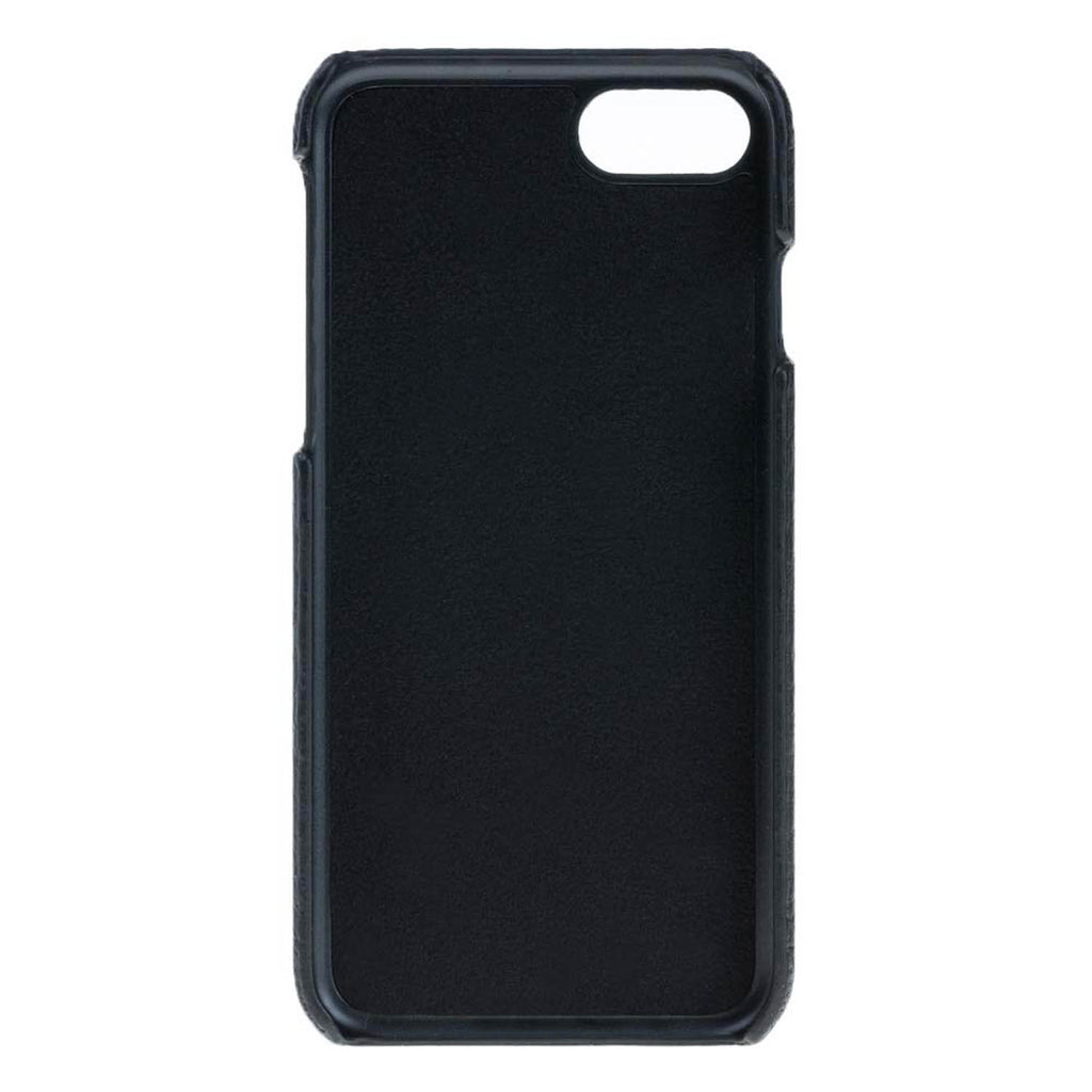 iPhone 8 Plus / 7 Plus Black Leather Snap-On Case - Hardiston - 3