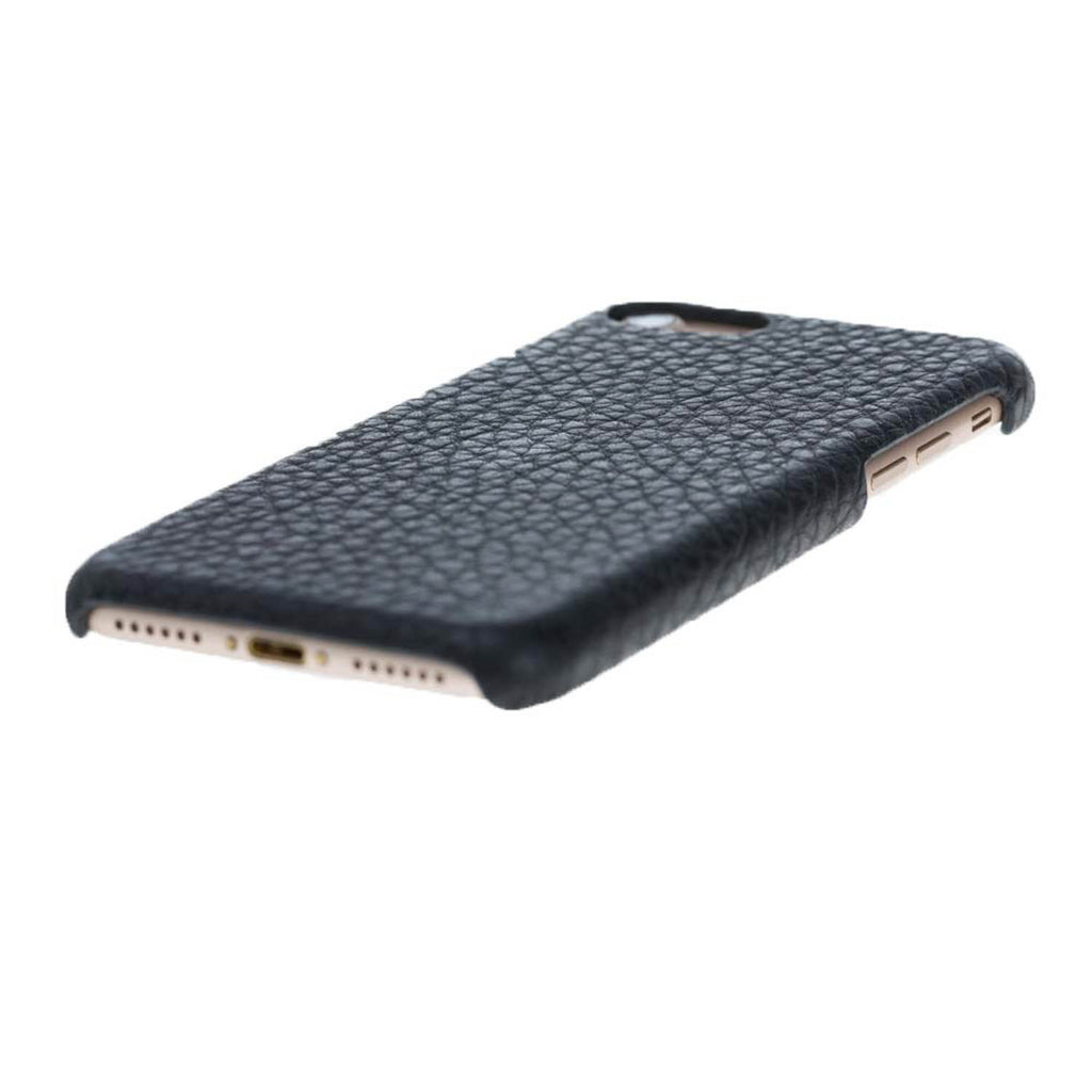 iPhone 8 Plus / 7 Plus Black Leather Snap-On Case - Hardiston - 7