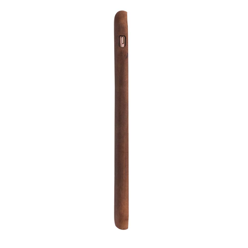 iPhone 8 Plus / 7 Plus Brown Leather Snap-On Case - Hardiston - 6
