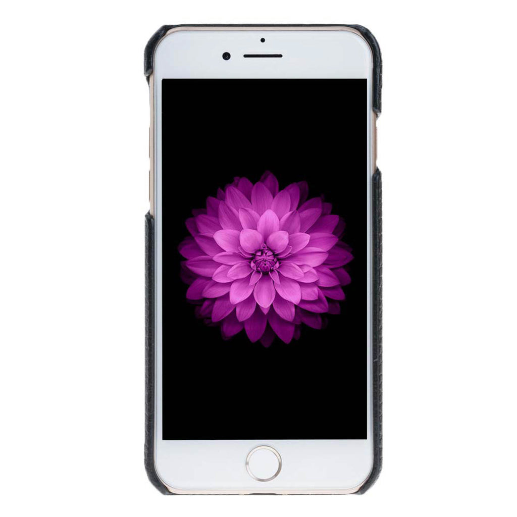 iPhone 8 Plus / 7 Plus Dark Brown Leather Snap-On Case - Hardiston - 2